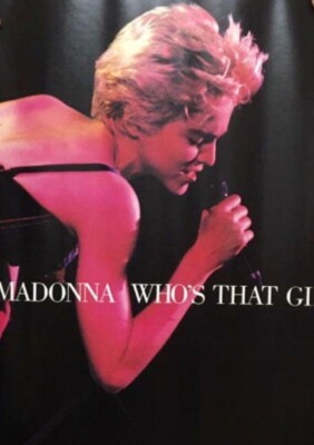 Madonna Who's That Girl World Tour 1987 In Japanese POSTER VINTAGE