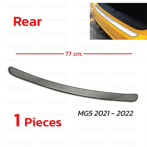 Chrome Stainless Rear Bumper Protector Guard Fits MG MG5 MG 5 Sedan ...