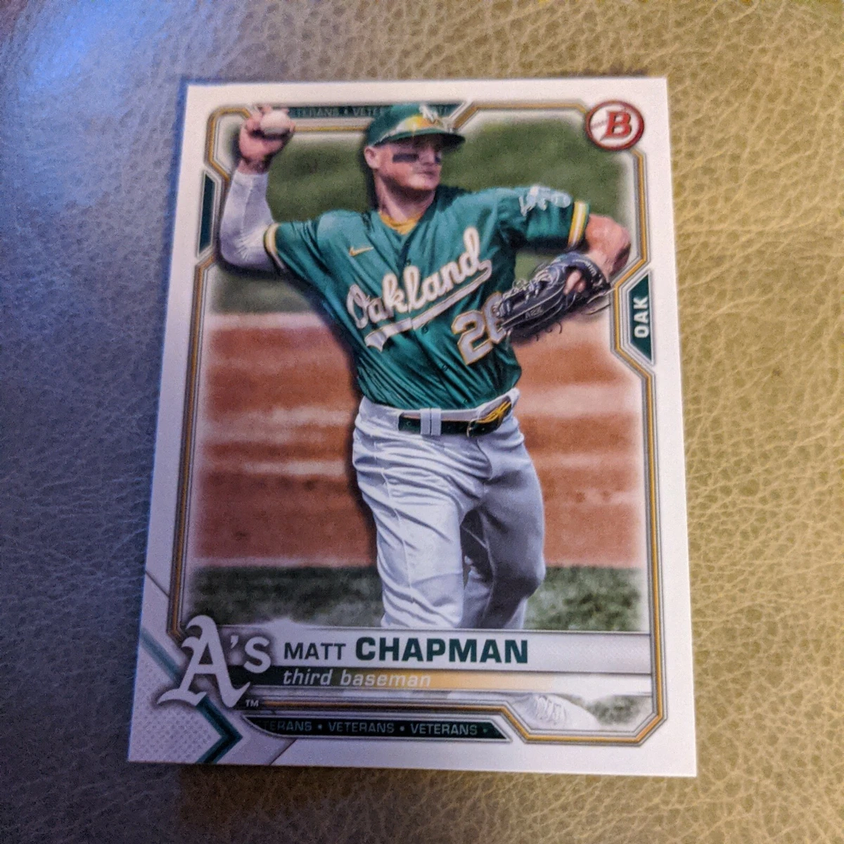 Bowman Matt Chapman Baseball Sports Trading Cards & Accessories