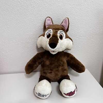 Build A Bear BAB Wiley Wolf The Great Wolf Pack Great Wolf Lodge Plush Brown 18''