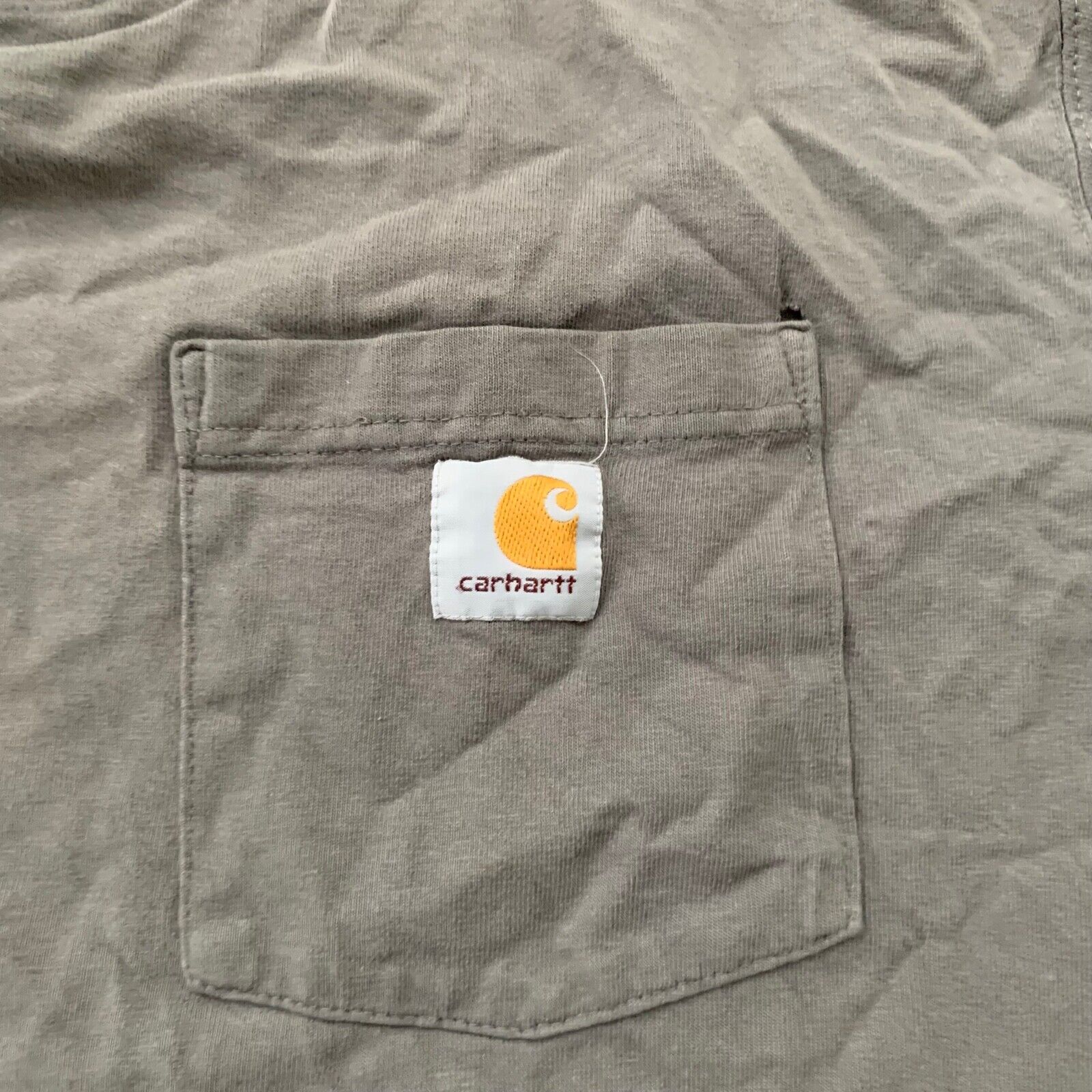 Carhartt Pocket Vintage Style T Shirt Y2K Travis … - image 3