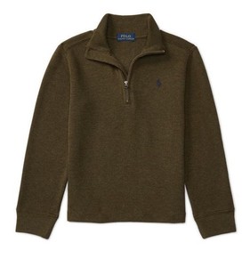 half zip polo sweater