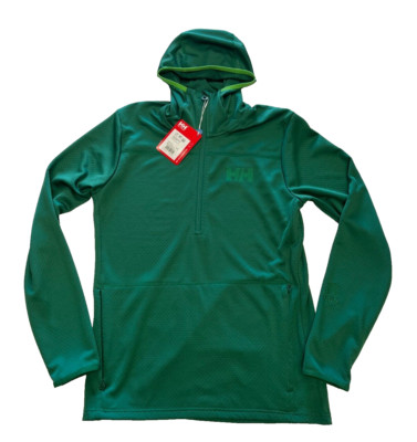 $120 Helly Hansen Powerdreamer Mid Layer Half-Zip Hoodie NWT Sz S,M,L Men's
