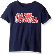 NCAA Mississippi Old Miss Rebels Toddler Outerstuff "Primary Logo" Short Slee...