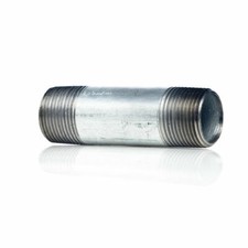 Galvanised Malleable Iron threaded pipe - 1/2" - 2" BS1387 (EN1025) BSPT Male