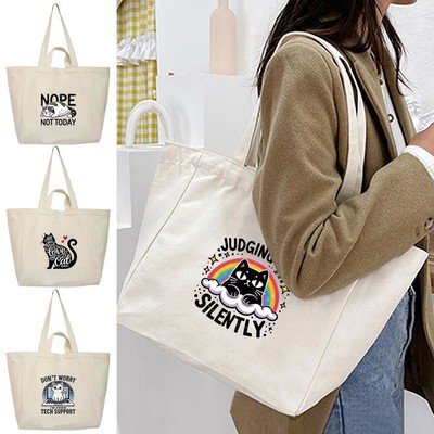 Canvas Duty extra große Einkaufstasche Strandtasche Einkaufstasche Mehrzwecktasche
