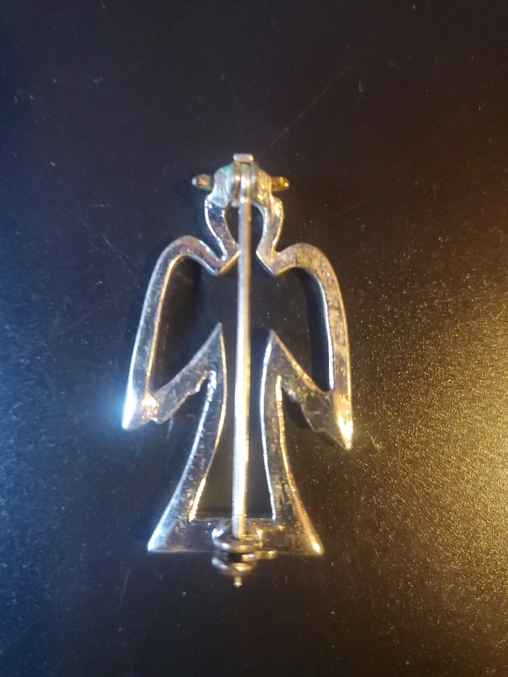 Querubín ángel religioso con broche de halo 5849 Foto 2 de 2