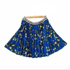 TED BAKER Zakai Pleated Floral Mini Skirt Size 5 12 NEW 245