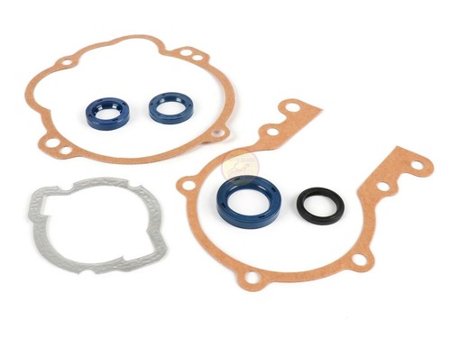 Kit 5 Paraoli Motore CORTECO Per Ciclomotori Piaggio Ciao, Si, Bravo, Boxer, Grillo – Con Variatore