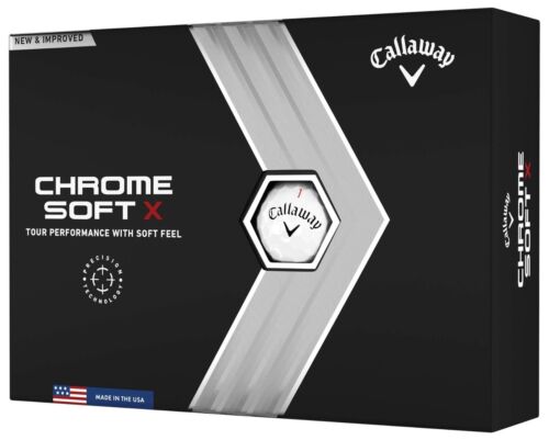 Callaway Chrome Soft X Golf Balls 2022 - (Set of 12)