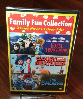 Cloudy with a Chance of Meatballs/Hotel Transylvania/Smurfs(DVD)NEW-Free Shippin