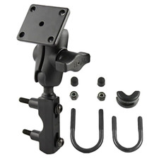 RAM Mount AMPS Plate Motorcycle Mount Short Arm 1" B-Ball Kit RAM-B-178U-A