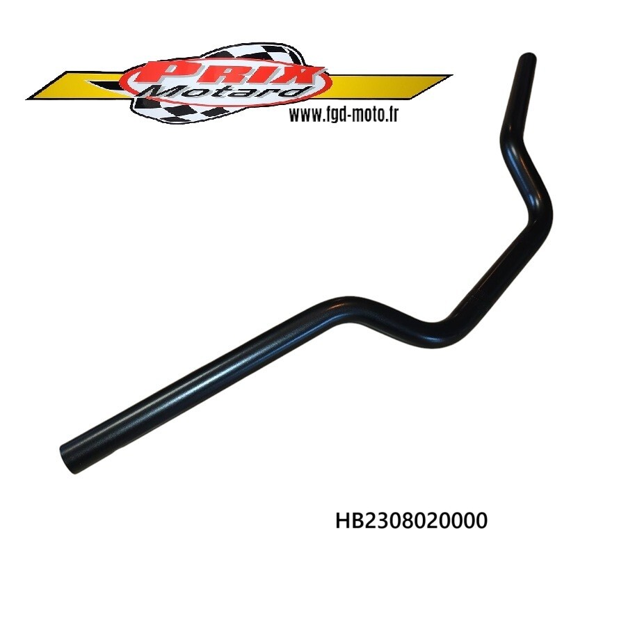 Guidon acier noir type origine Yamaha MT07 pour réparer votre moto 2018-2020