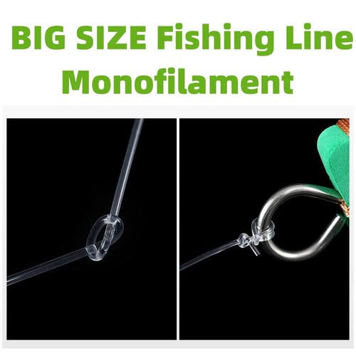 Monofilamento Pesca Mare Pesca Nylon Lenza Pesca Spessa Forniture Pesca - Foto 5 di 20