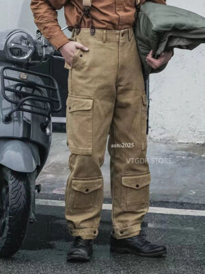 Rugged Bronson Type A-10 MOD Flight Pants 18oz Heavy-Duty Twill Cargo Trousers