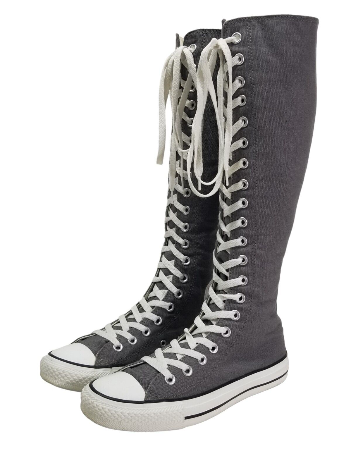Converse All Star Chuck Taylor Gray Knee High Womens US Size 7.5 Grunge | eBay