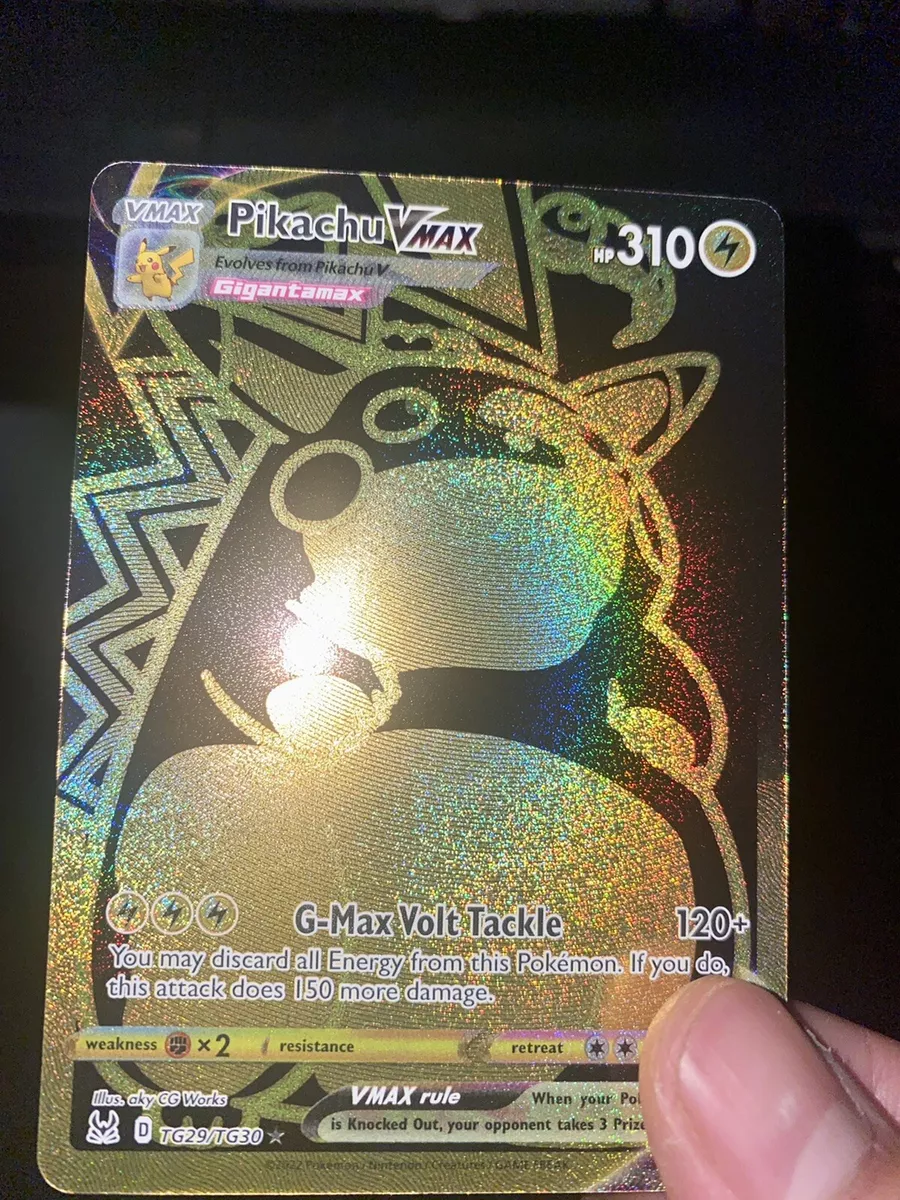 Helping my son: Origin of this Pikachu Vmax Gold Card (Rainbow Art