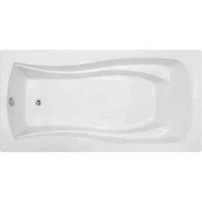  Hydro Systems Soaking Tub 72" by 36" acrylic   Charlotte model 7236, new, white