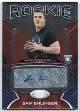 2021 Certified Rookie Signatures Mirror Red Etch Sam Ehlinger RC Auto 04/25