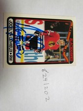 1990 1991 O-Pee-Chee Jocelyn Lemieux Signed Hockey Card 3