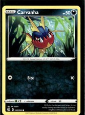 Pokemon Carvanha 162/264 Fusion Strike Non Holo Common 5 Card Lot