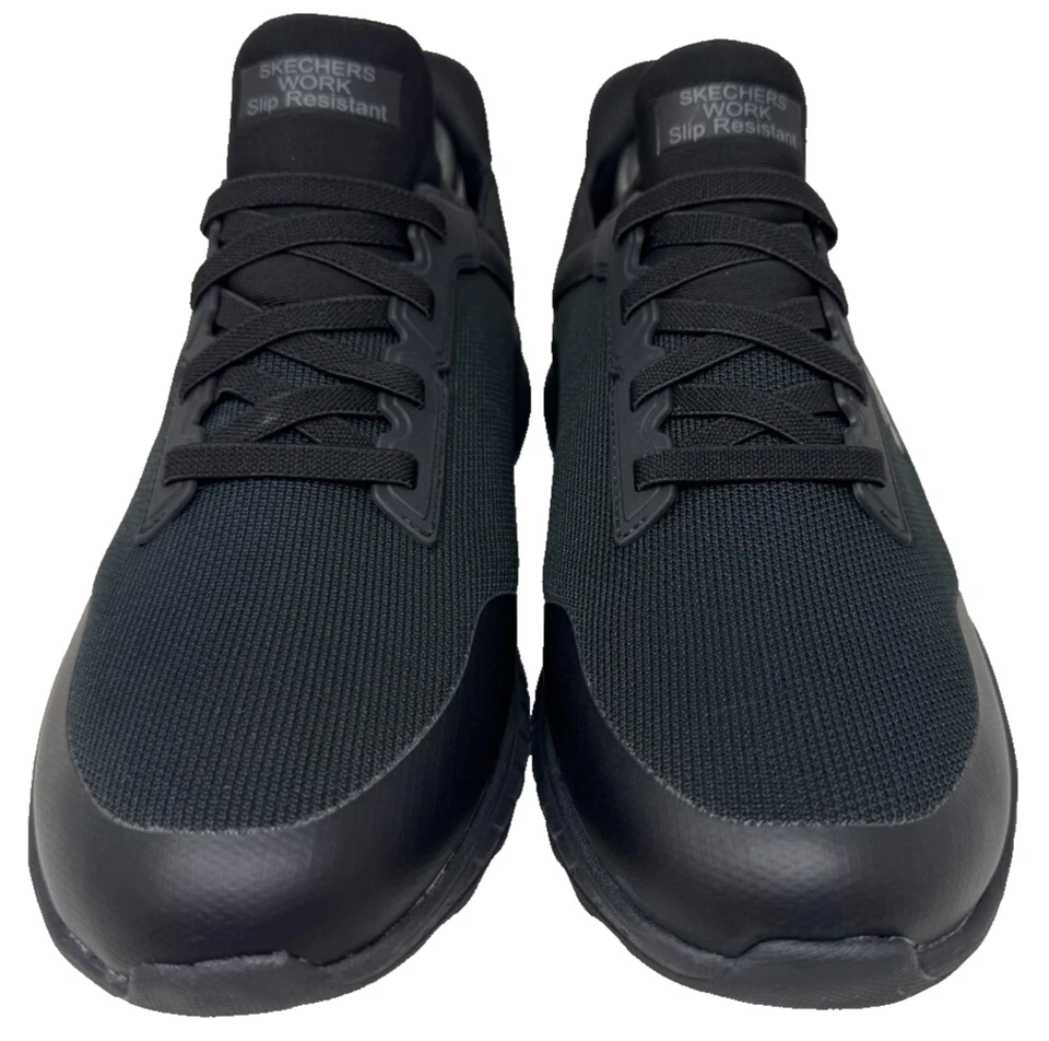 Skechers Women's Slip-Ins Work Squad Chaos SR Adelo Black Wide Size:8 176N - Image 2 of 4