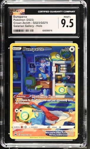 CGC 9.5 Mint+ Dunsparce Crown Zenith