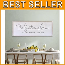 The Gathering Place Wall Decor Sign 40"x15"