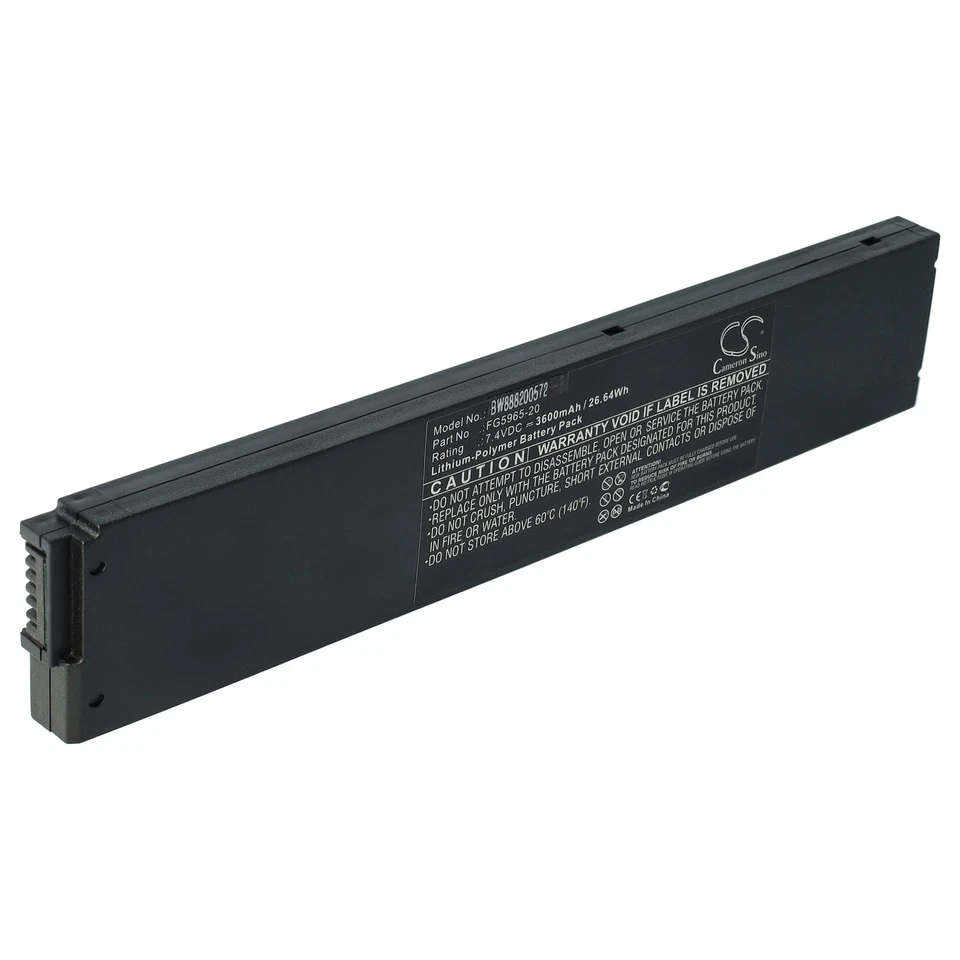 Batterie pour AMX MVP-8400i, MVP-8400 Modero ViewPoint 3600mAh 7,4V Li-polymère