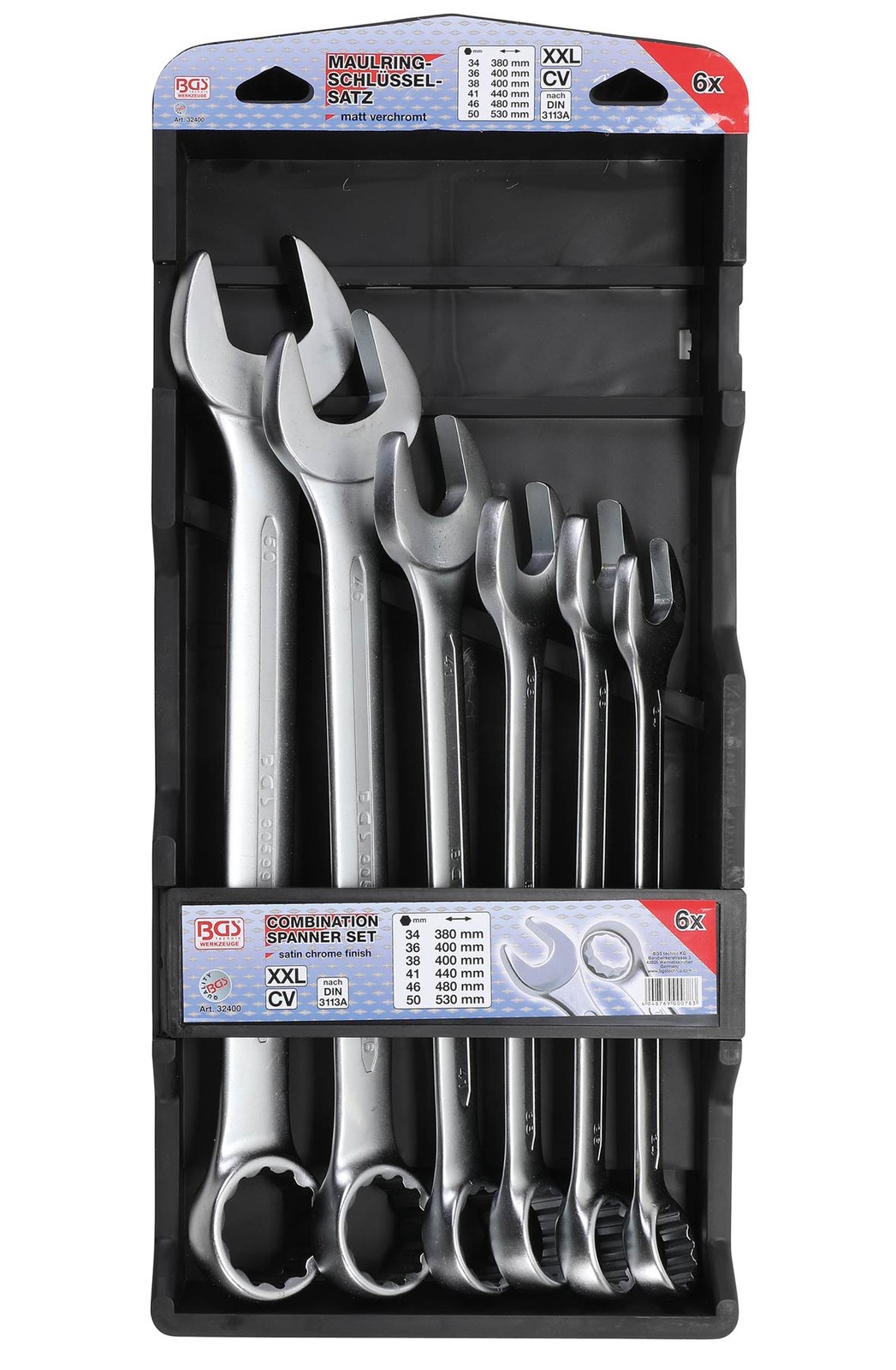 Cles mixtes XXL de 34 a 50 mm pour la maintenance des engins de chantier