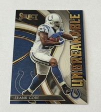 2020 Panini Select Frank Gore Unbreakable Insert #U23 Colts Mint