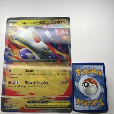 Pokemon Mega Latias ex  MEP 011 lenticular card JUMBO / Over Size CARD