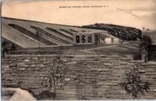 Vintage Postcard 1930-1945 Reservior, Central House, Wanaque, New Jersey