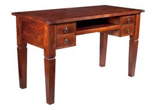 Schreibtisch kolonial massiv Bürotisch Akazienholz Anrichte Kolonialstil Akazie