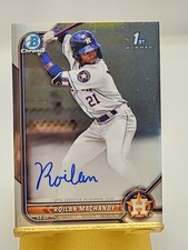2022 Bowman Chrome #CPA-RM Roilan Machandy Prospect 1st Bowman Autograph Astros 