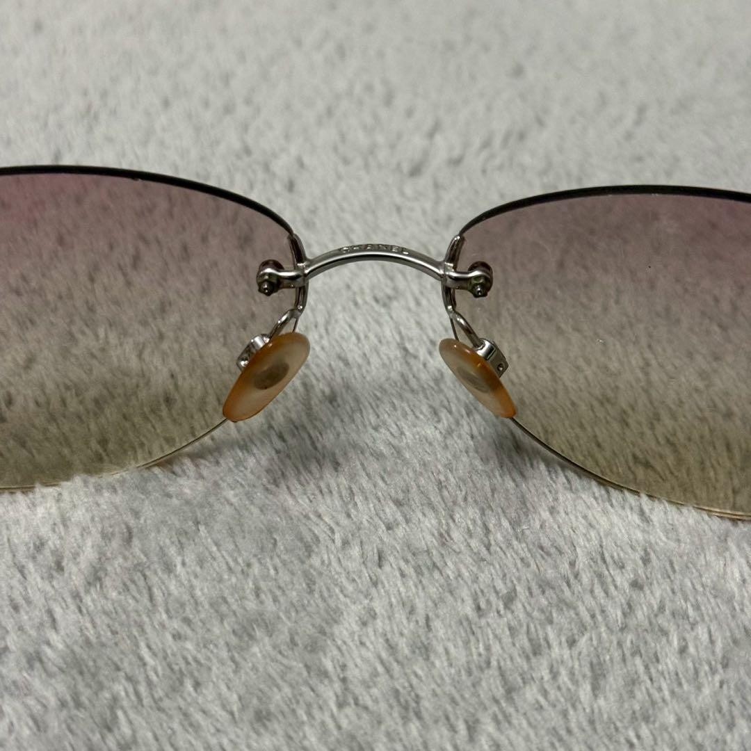 サングラス+メガネ Chanel Rimless Sunglasses Pink Coco Logo Chanel Rimless Sunglasses Pink Coco Logo Model N001 Used | eBay
