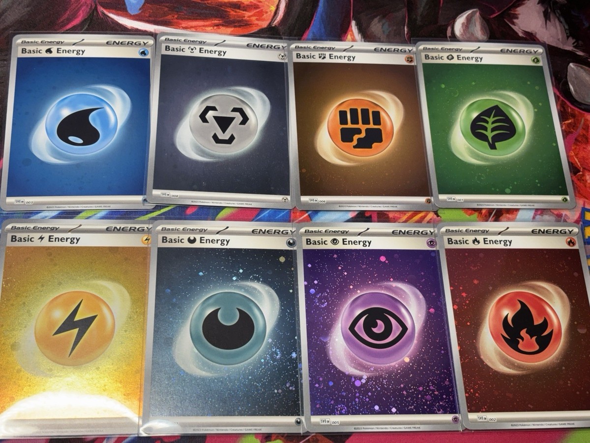 Pokemon Scarlet & Violet 151 Holo Energy Complete Set of 8 w/ 4 Swirls EACH LP | eBay Pokemon Scarlet & Violet 151 Holo Energy Complete Set of 8 w/ 4 Swirls EACH LP | eBay