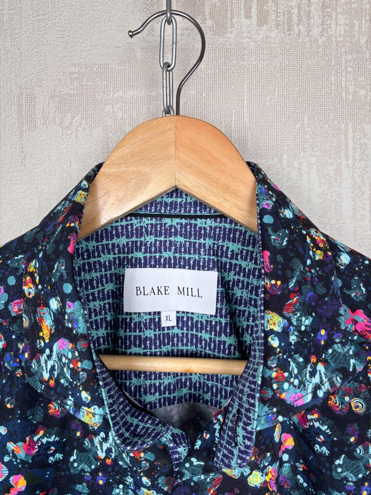 Blake Mill Multicolor Pattern Short Sleeve Shirt … - image 4