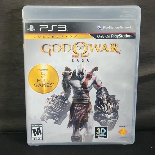 God Of War Saga PS3 Game Complete Edition CIB Disc Case Manual M Sony