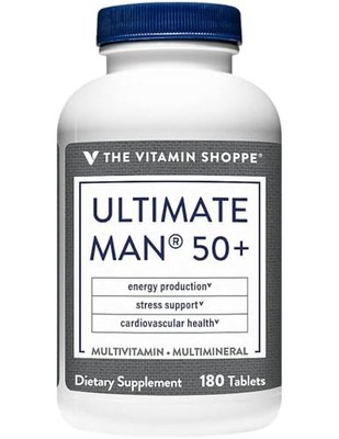 Vitamin Shoppe Ultimate Man 50+ Multivitamin 180 Tablets