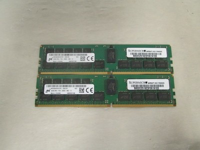 Micron 64GB (2x32GB) MTA36ASF4G72PZ-2G6E1RI PC4-2666V ECC Reg Memory