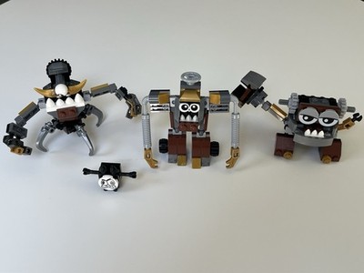 Lego Mixels Series 5 Lot 41536 Gox, 41537 Jinky, 41538 Kamzo - 1 Piece Missing