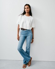 SPANXshape  Original EveryWear Flare Jeans  Stonewashed Blue