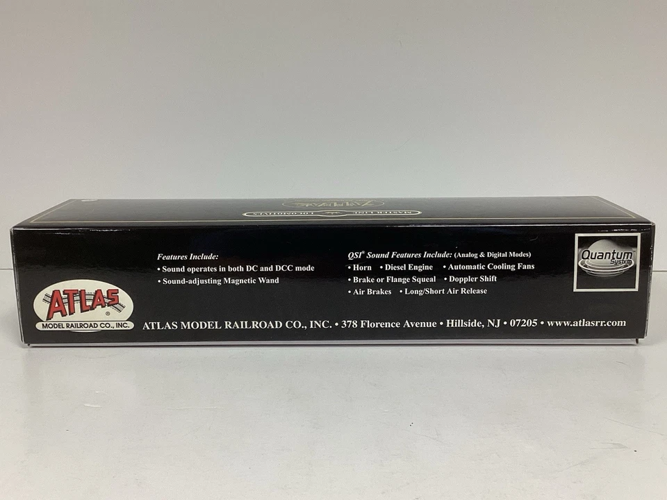 HO Atlas 10 001 024 Amtrak MP -15DC Diesel Locomotive With QSI Sound # 535 NEW - Image 3 of 4