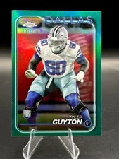 2024 Topps Chrome - Rookies Tyler Guyton #299 Teal Refractor /250 (RC)