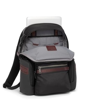 Tumi Alpha Bravo Business Navigation Backpack Men's Oxblood Zip