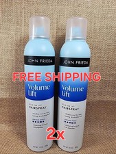 2x Lot John Frieda Volume Lift Hairspray 10oz Strong Hold Volume Peptide Fullnes