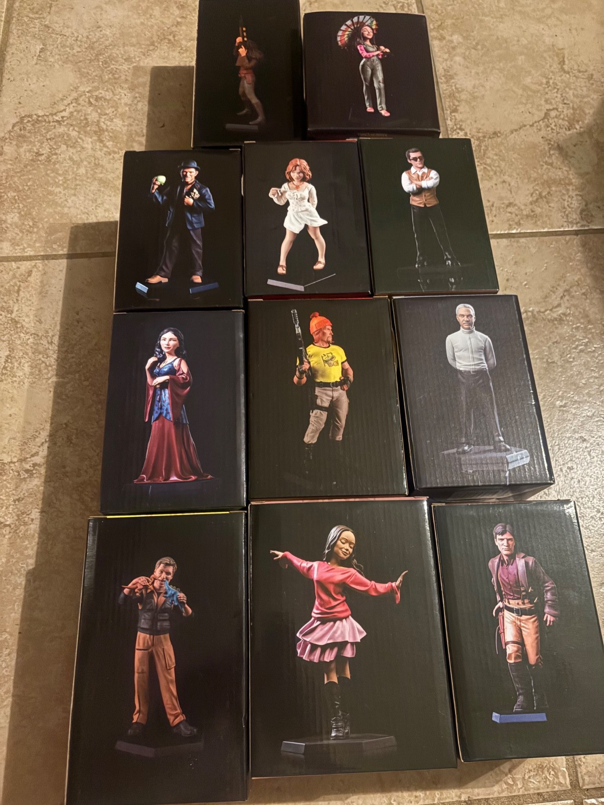 Lot of 11 FIREFLY Qmx Mini Masters Damn Little Heroes Figures 