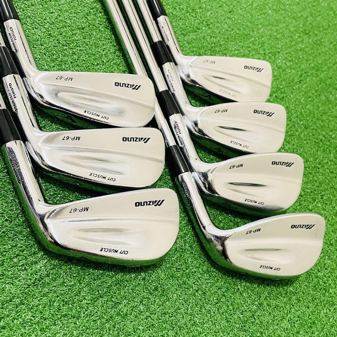 MIZUNO - mizuno　MP67 Mizuno MP-67 GF Forged Iron 5-9+PW RH Dynamic Gold S200