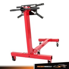 Rotating Engine Stand 1500lbs Folding Motor Hoist Dolly W360 Adjustable Head